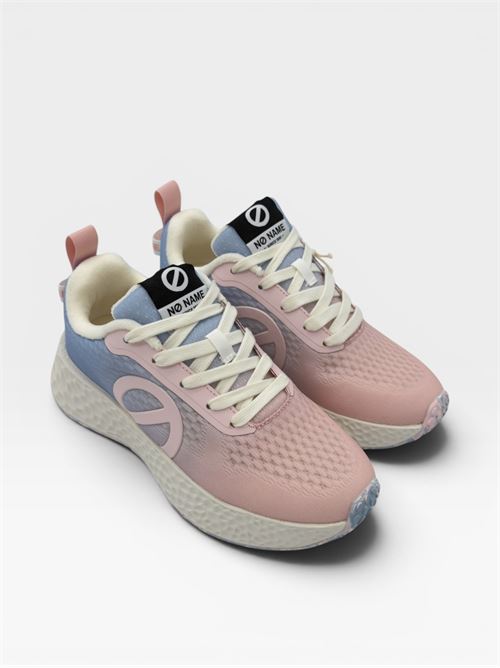 Sneakers sportive in tessuto tecnico multicolor NO NAME | CARTER FLYMESH RECYCLED/SMOOTHGRADPINK BLUE/PINK